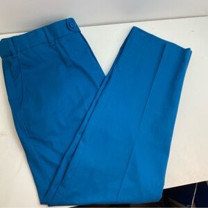 Vibrant Blue Tailored Dress Slacks Peter Christian size 38/28